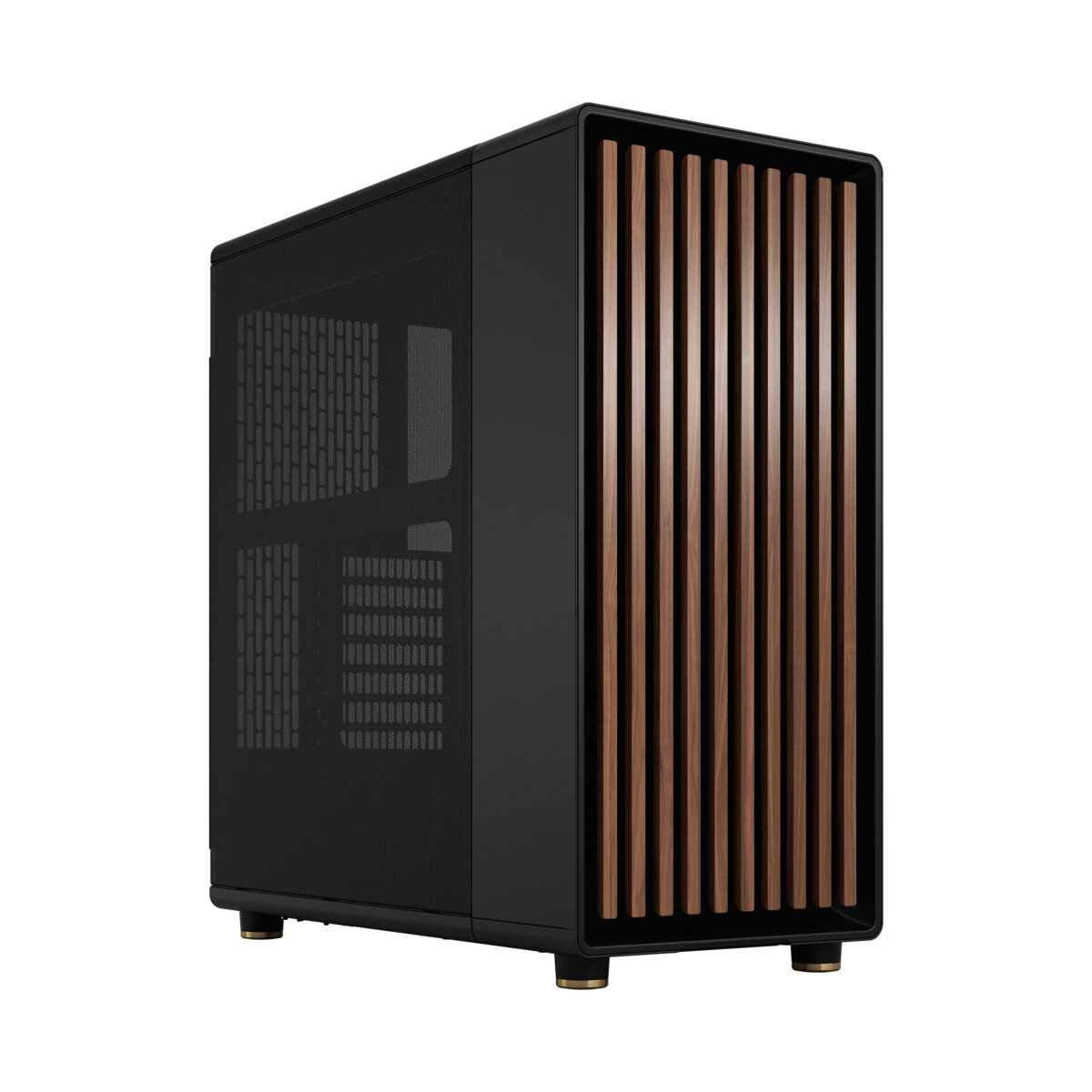 Fractal North — black, mesh side panel